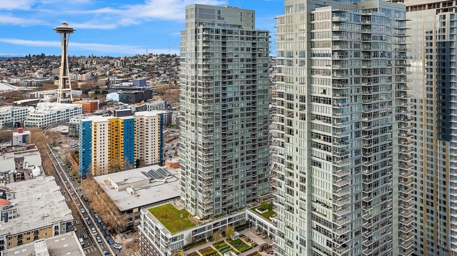 Insignia Towers, a tracked condo building in Belltown & Downtown Seattle